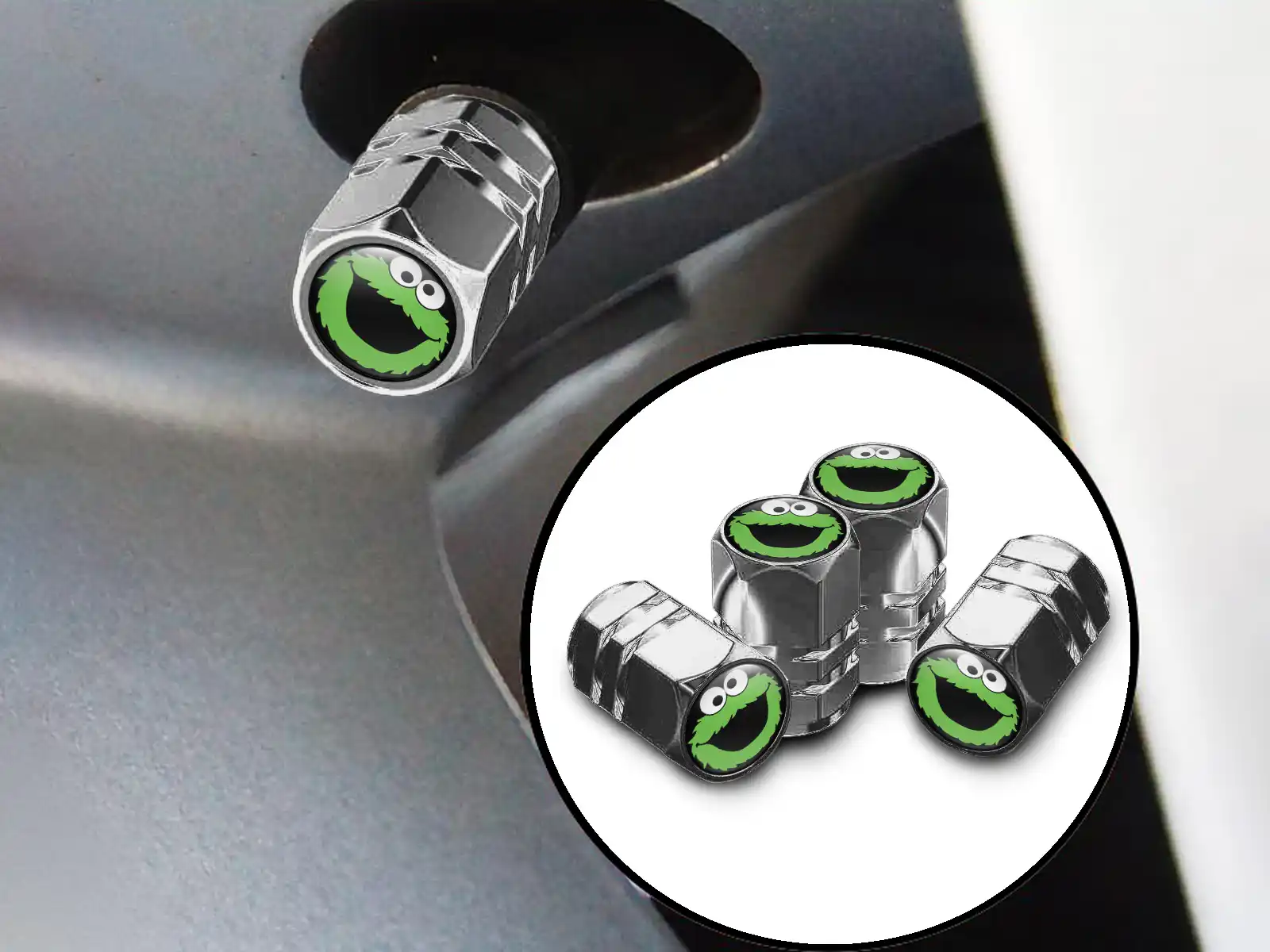 Tire Valve Covers for Bikes Custom Style
